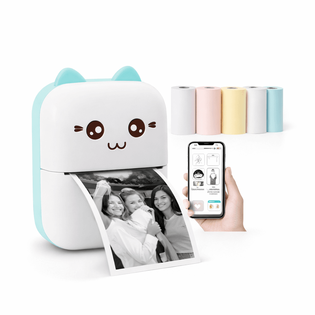 Mini drukarka do telefonu - druk zdjęć i notatek Bluetooth