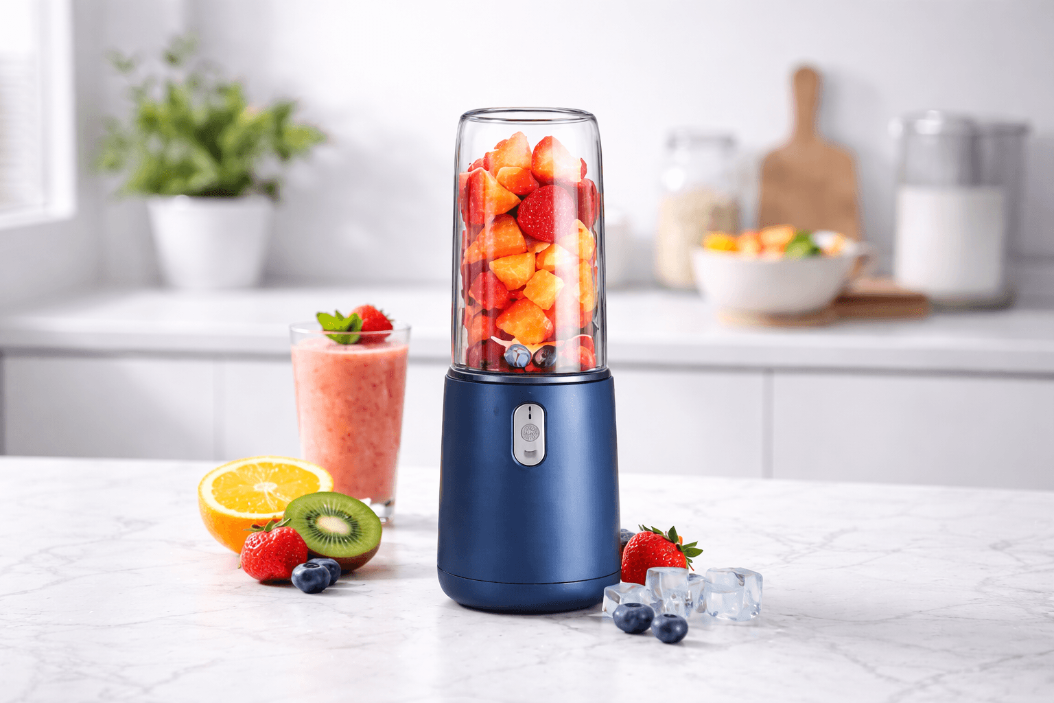 Przenośny blender do smoothie (2 kubki)